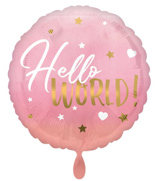 Geburt - SET - Mädchen: Hello World - 12 Stk.
